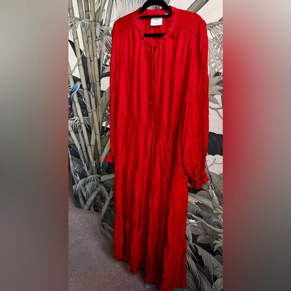 Elegant Red Women's Dress